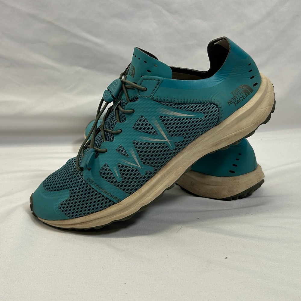North Face Running Shoe Litewave Flow Womens Sz 8.5 Outdoor Terrain Trail Vibram - Picture 2 of 12